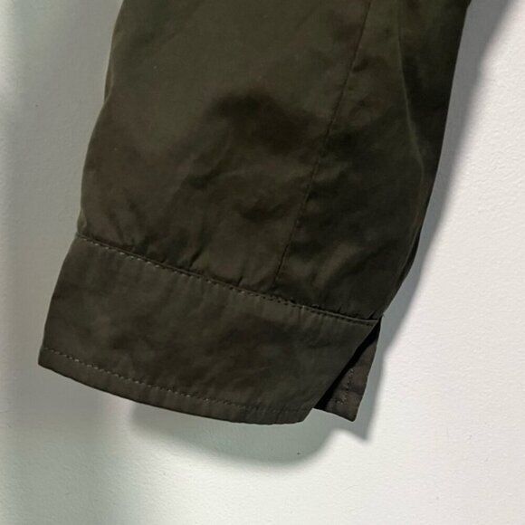 Forever 21 Olive Green Faux Shearling Lined Parka - Size M - Picture 13 of 14